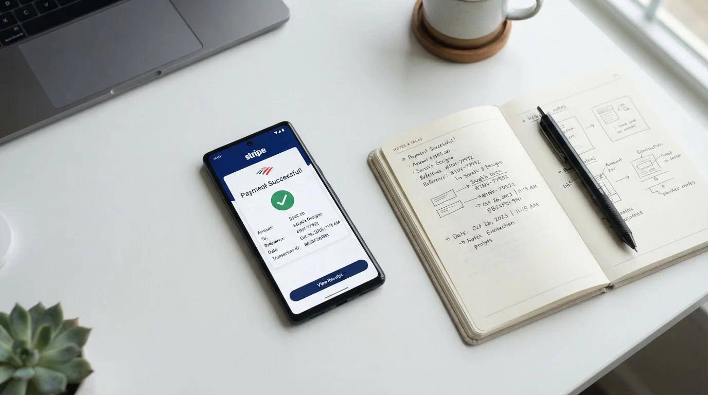 Interfaz de app bancaria mostrando pago instantáneo Bizum