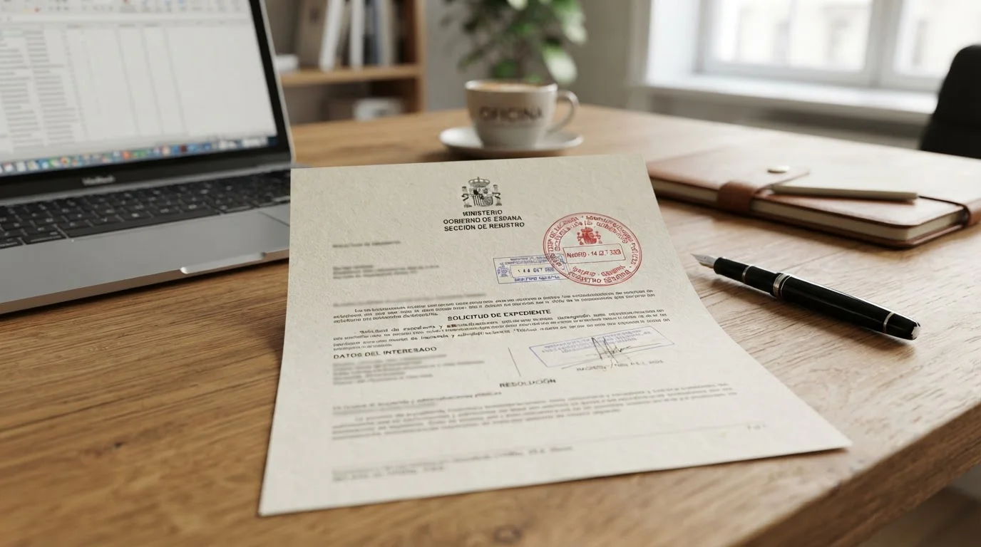 Documento oficial de la DGOJ con sello de licencia de casino online en España