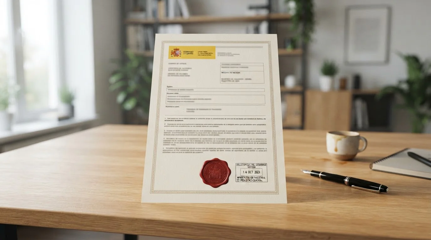 Documento oficial de regulación española con sello DGOJ