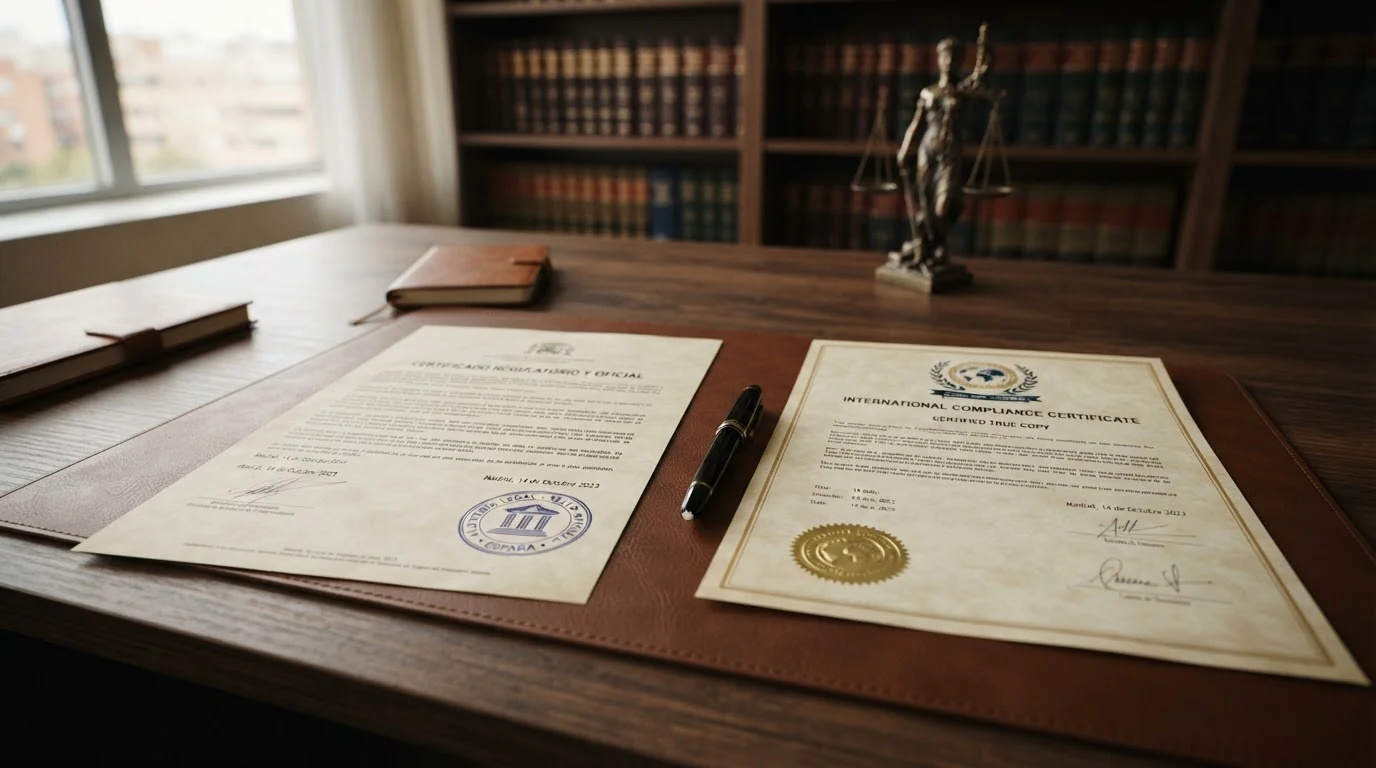 Dos documentos lado a lado mostrando protecciones DGOJ versus licencia offshore
