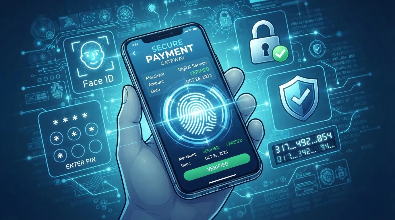 Capas de seguridad MuchBetter: autenticación biométrica huella digital Face ID CVV dinámico